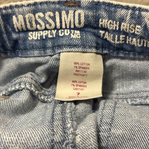 Mossimo Supply Co High Rise Shorts Size 7 - Picture 4 of 5